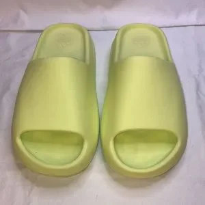 YZY Slide by Adidas, Glow Green, M8/W9 Yeezy | Shoes | Yzy Slide By Adidas Glow Green M8w9 | Poshmark main image 2